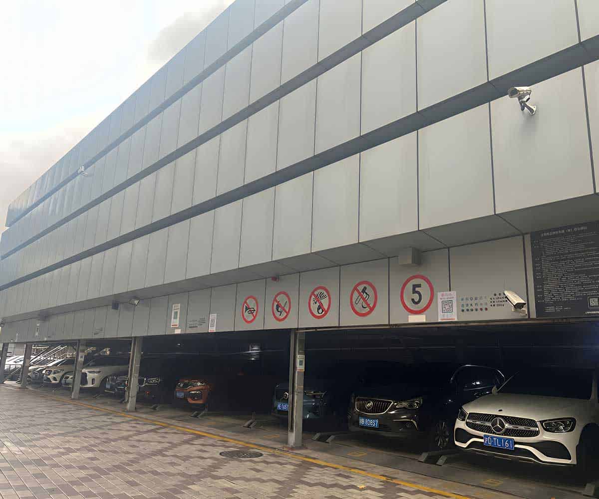兩柱式機械立體停車設備的主要工作原理