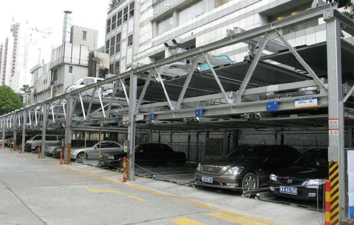 重慶成都立體停車設備的工作原理