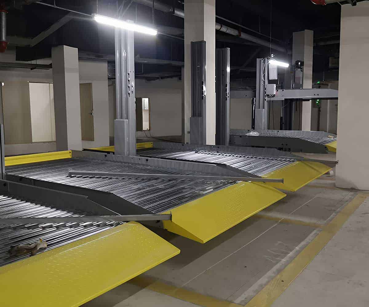 五層升降橫移機械車庫施工與安裝的完整方案