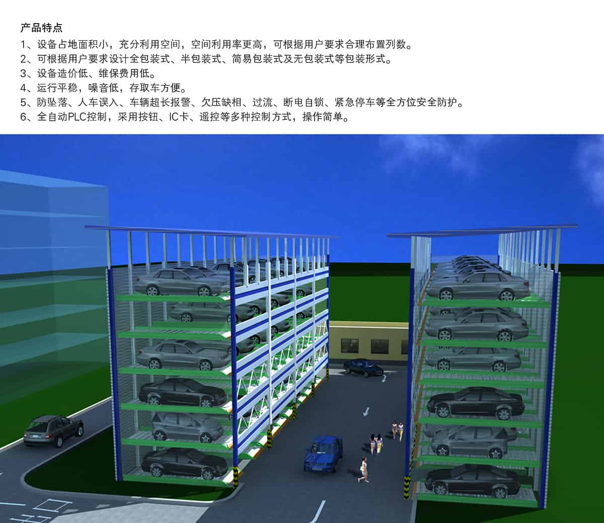 重慶成都PSH6六層升降橫移類機械式立體車庫設備產品特點.jpg