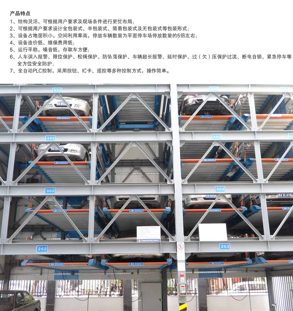 重慶成都負(fù)一正三地坑PSH4D1四層升降橫移類機(jī)械式立體車庫(kù)設(shè)備產(chǎn)品特點(diǎn).jpg