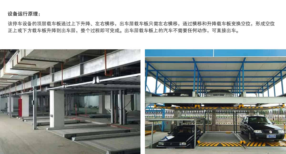 重慶成都負二正二地坑式PSH4D2四層升降橫移類機械式立體車庫設備運行原理.jpg