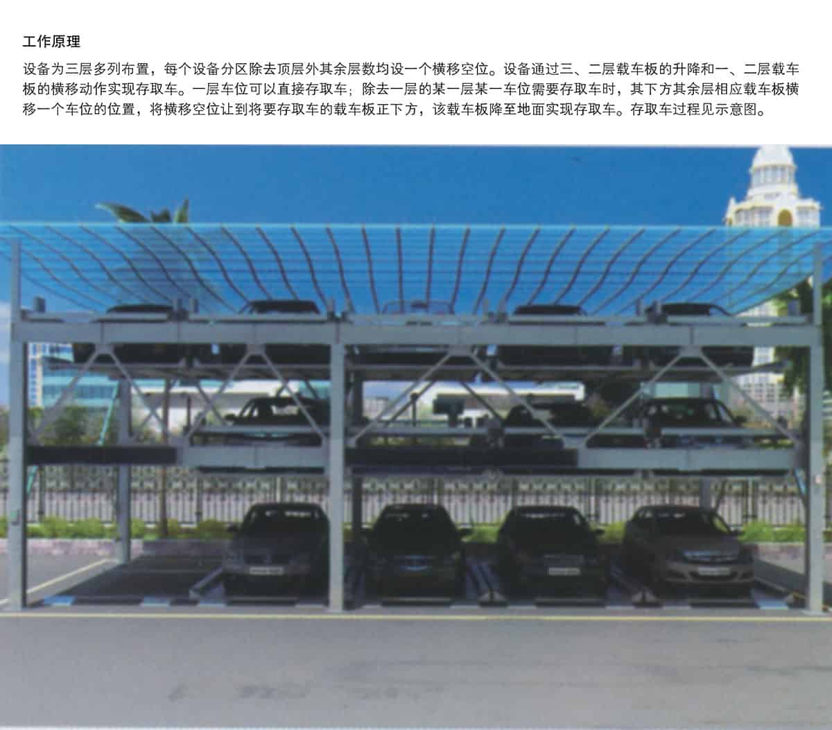 重慶成都PSH3三層升降橫移類機械式立體車庫設備工作原理.jpg